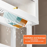 Stainless Steel Over Sink Dish Rack with cover